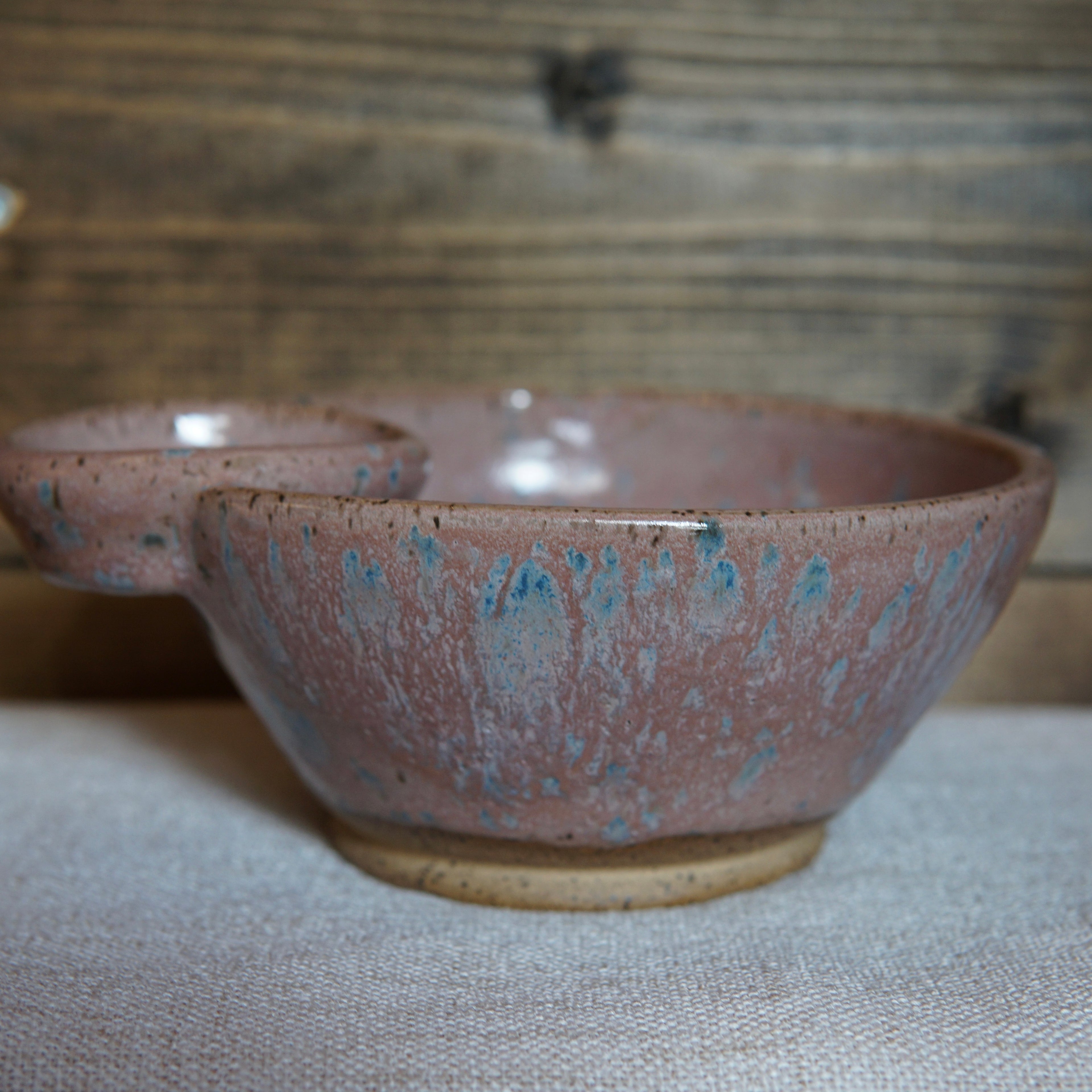 Purple Aster Cherry Pit Bowl